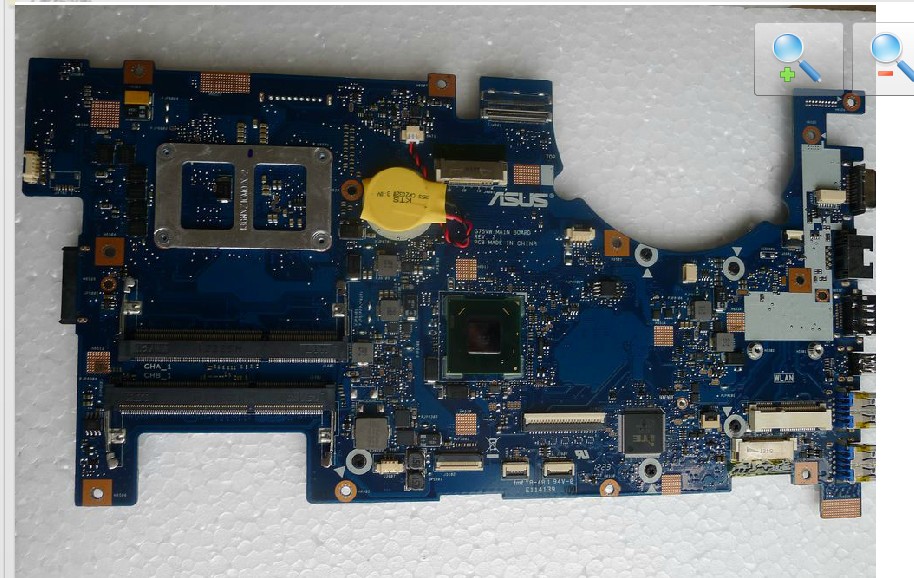 ASUS G75 G75V G75VW REV:2.1 Intel 3D laptop Motherboard - zum Schließen ins Bild klicken